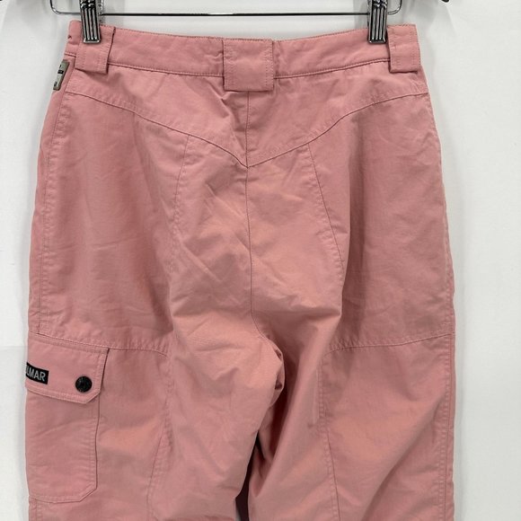 COLMAR Ski Pants Womens Sports Wear Over System Lined Zip Pockets Logo Pink 8 - Picture 9 of 16